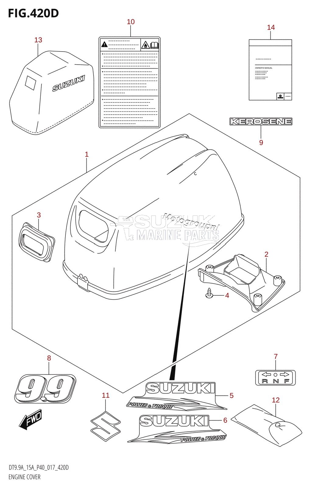 ENGINE COVER (DT9.9AK:P40)