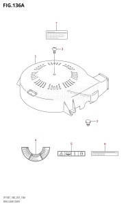 DF140 From 14002F-010001 (E03)  2010 drawing RING GEAR COVER