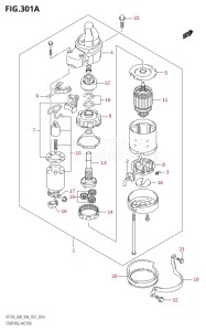 08001F-980001 (2009) 80hp E03-USA (DF80ATK10  DF80ATK9) DF80A drawing STARTING MOTOR