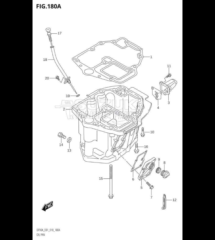 OIL PAN (DF70A,DF90A,DF100B)