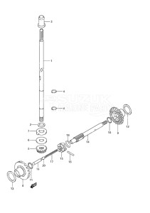 Outboard DF 4 drawing Drive Shaft