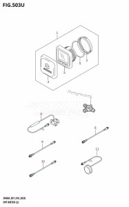 DF40A From 04003F-610001 (E01 E34)  2016 drawing OPT:METER (2) (DF60AVTH:E40)