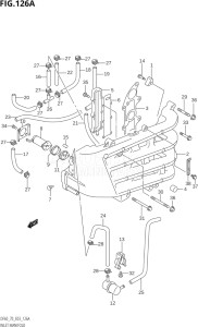 06001F-971001 (1999) 60hp E03-USA (DF60THX) DF60 drawing INLET MANIFOLD (W,X)