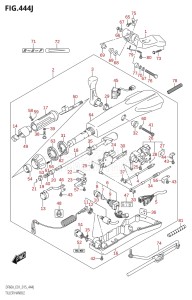 04003F-510001 (2005) 40hp E01 E13-Gen. Export 1 -  SE  Asia (DF40A  DF40AQH  DF40AST  DF40ATH) DF40A drawing TILLER HANDLE (DF60AVTH:E01)