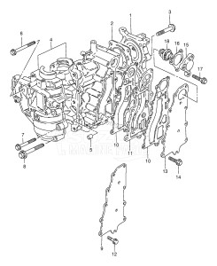 DT15 From 01501K-011001 ()  1990 drawing CYLINDER (DT9.9K /​ 15K)