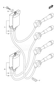 Outboard DF 115A drawing Ignition Coil