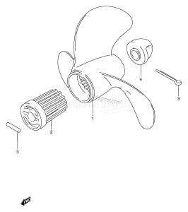 DT8S From 0801-581001 ()  1995 drawing PROPELLER