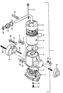 DT50 From 05001k-601361 till 601714 ()  1986 drawing POWER UNIT