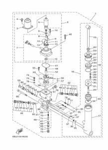 F30BETL drawing POWER-TILT-ASSEMBLY