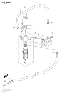 DF100A From 10003F-810001 (E11)  2018 drawing FUEL PUMP