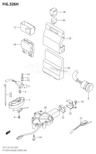 DF150ZG From 15002Z-410001 (E40)  2014 drawing PTT SWITCH /​ ENGINE CONTROL UNIT (DF150ZG:E40)