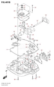 DF225Z From 22503Z-810001 (E03)  2018 drawing ENGINE HOLDER (DF250A)