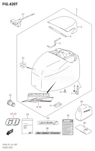 06003F-610001 (2016) 60hp E01 E40-Gen. Export 1 - Costa Rica (DF60AVT  DF60AVTH) DF60A drawing ENGINE COVER (DF60AVTH:E01)