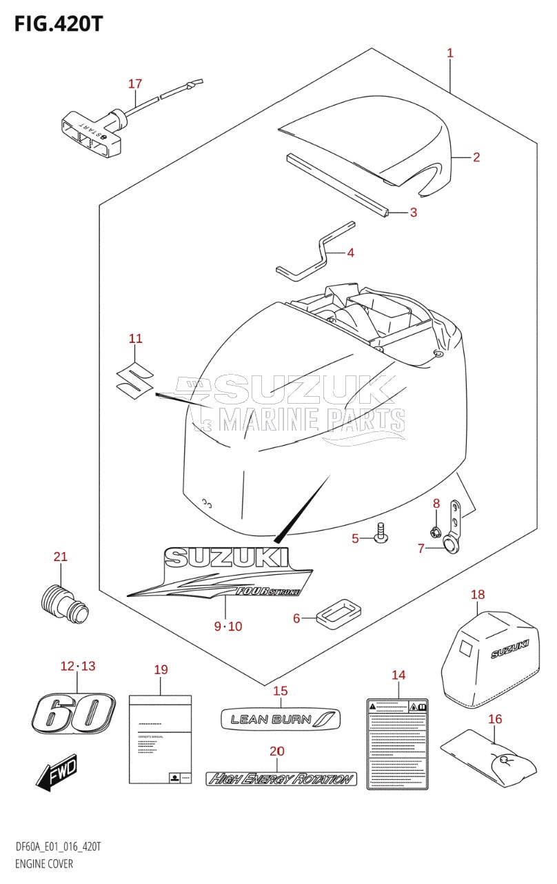 ENGINE COVER (DF60AVTH:E01)