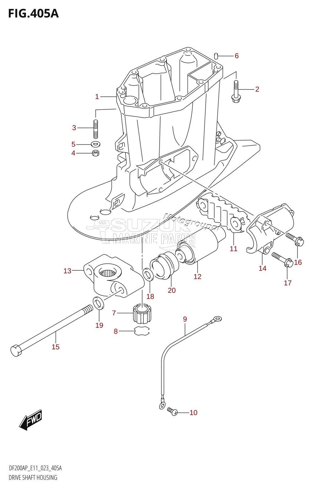 DRIVE SHAFT HOUSING