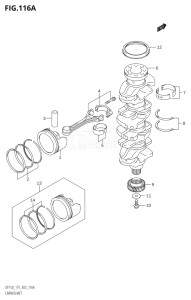 17501F-980001 (2009) 175hp E03-USA (DF175TK9) DF175T drawing CRANKSHAFT