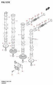 DF250A From 25003P-040001 (E01 E03 E40)  2020 drawing CAMSHAFT (DF250ATSS)