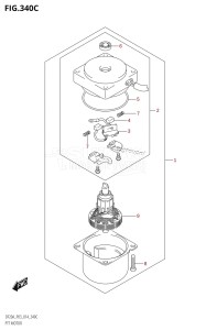 DF9.9B From 00995F-410001 (P03)  2014 drawing PTT MOTOR (DF15ATH:P03)