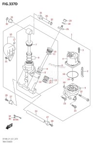 DF140A From 14003F-040001 (E11 E40)  2020 drawing TRIM CYLINDER (DF140AT:E40,DF140AZ:E40)