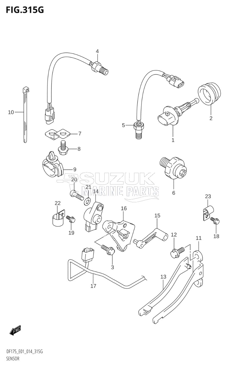 SENSOR (DF150ZG:E01)