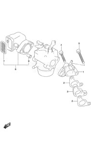 DF 2.5 drawing Intake Pipe/Silencer