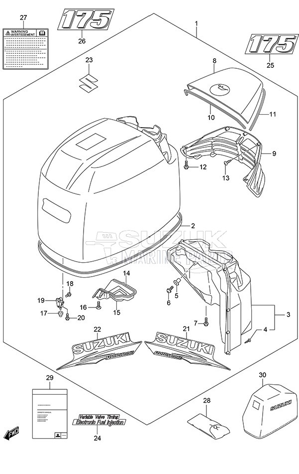 Engine Cover (White)