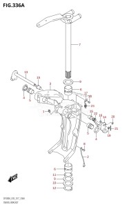 DF300A From 30002P-710001 (E03)  2017 drawing SWIVEL BRACKET (DF300A:E03:(X-TRANSOM,XX-TRANSOM))