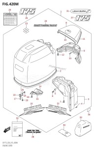 DF175T From 17502F-510001 (E03)  2015 drawing ENGINE COVER (DF175TG:E03)