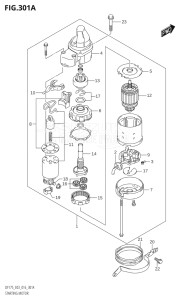 15002Z-610001 (2016) 150hp E03-USA (DF150ZG) DF150ZG drawing STARTING MOTOR