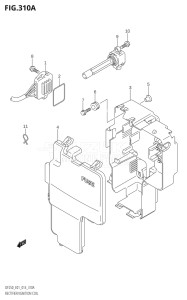 22503Z-410001 (2014) 225hp E01 E40-Gen. Export 1 - Costa Rica (DF225Z) DF225Z drawing RECTIFIER / IGNITION COIL