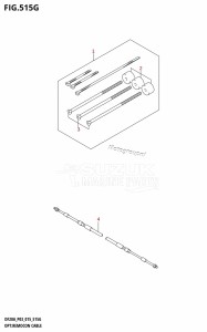 DF15A From 01504F-510001 (P03)  2015 drawing OPT:REMOCON CABLE (DF20AR:P03)