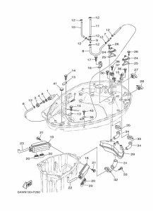 F350AETX drawing BOTTOM-COVER-2