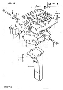 DT75 From 07501-301001 till 302337 ()  1978 drawing ENGINE HOLDER