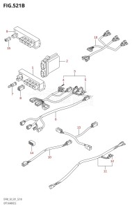 DF40 From 04001F-151001 (E01)  2001 drawing OPT:HARNESS (K8,K9,K10)