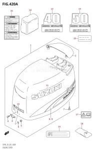 DF40 From 04001F-371001 (E01 E11)  2003 drawing ENGINE COVER (X,Y,K1,K2)