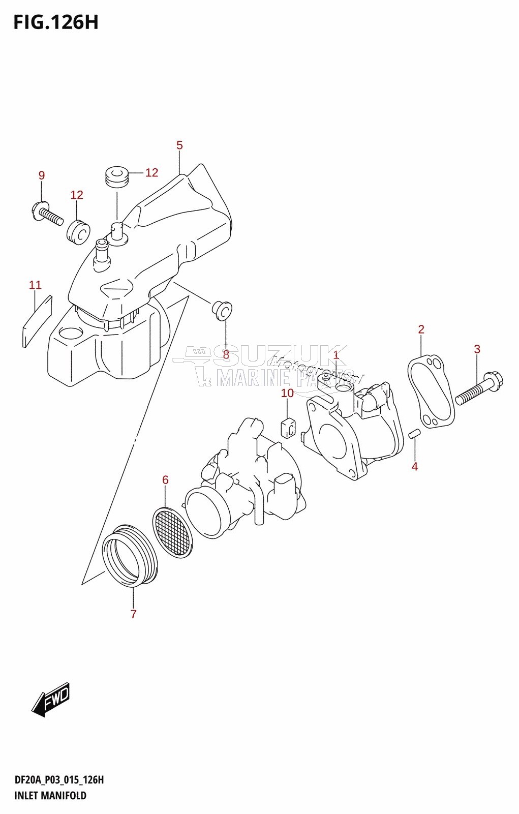 INLET MANIFOLD (DF20A:P03)