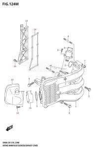 DF50A From 05003F-610001 (E01)  2016 drawing INTAKE MANIFOLD /​ SILENCER /​ EXHAUST COVER (DF60ATH:E40)