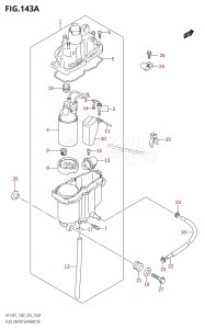 DF140 From 14001F-251001 (E03)  2002 drawing FUEL VAPOR SEPARATOR