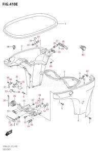 08002F-510001 (2005) 80hp E40 E01- (DF80A) DF80A drawing SIDE COVER (DF80A:E01)