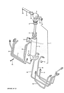 DT115 From 11502-300001 till 304574 ()  1983 drawing TILT CYLINDER