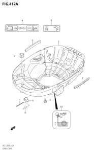 00251F-880001 (2008) 2.5hp P03-U.S.A (DF2.5K8) DF2.5 drawing LOWER COVER