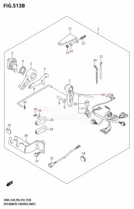 DF8A From 00801F-610001 (P01)  2016 drawing OPT:REMOTE CONTROL PARTS (DF9.9A:P03)