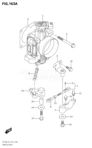 14003Z-510001 (2005) 140hp E01 E40-Gen. Export 1 - Costa Rica (DF140AZ) DF140AZ drawing THROTTLE BODY