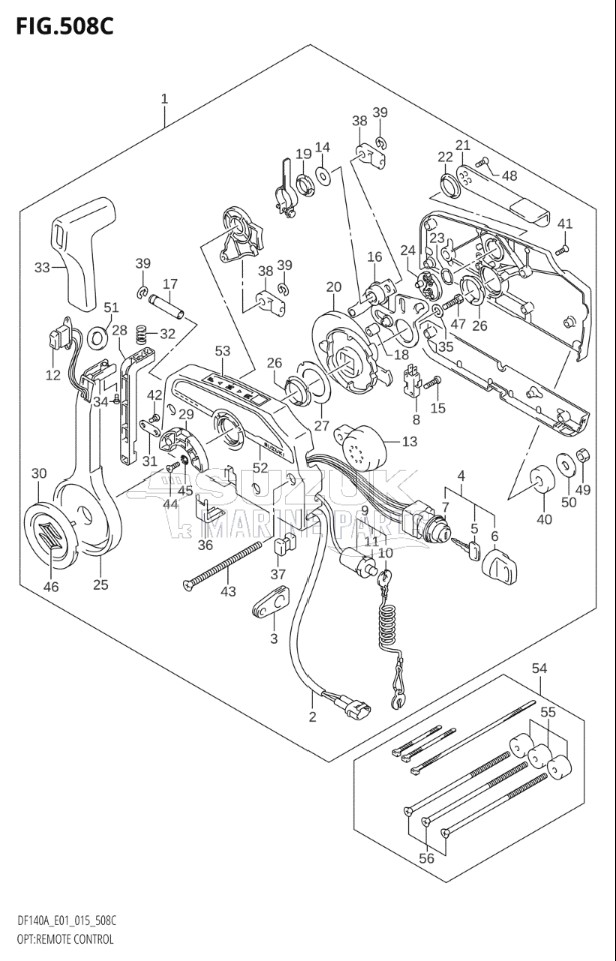 OPT:REMOTE CONTROL (DF115AT:E40)