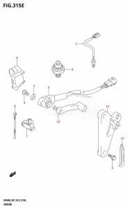 DF50A From 05003F-310001 (E01)  2013 drawing SENSOR (DF50A:E01)