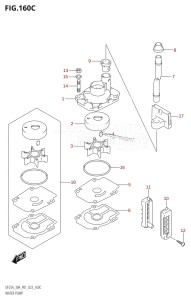 DF30A From 03003F-240001 (P01 P40)  2022 drawing WATER PUMP (DF30AQ)