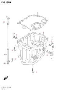 DF100A From 10003F-910001 (E11)  2019 drawing OIL PAN (DF115AT,DF115AZ,DF140AT,DF140AZ)