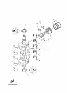 F100BETX drawing CRANKSHAFT--PISTON