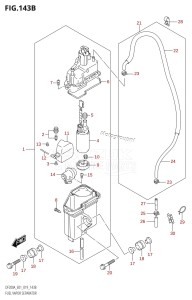 DF200A From 20003F-910001 (E01 E40)  2019 drawing FUEL VAPOR SEPARATOR (E40)