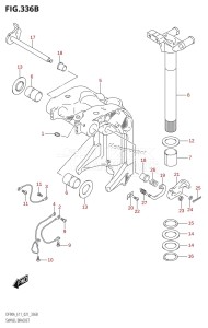 DF70A From 07003F-240001 (E11 E40)  2022 drawing SWIVEL BRACKET (DF70ATH,DF90ATH)